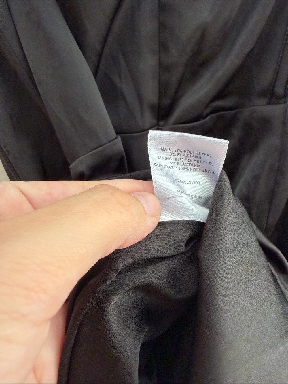 Meshki Everly Off Shoulder Organza Satin Black Maxi Dress - Picture 16 of 16
